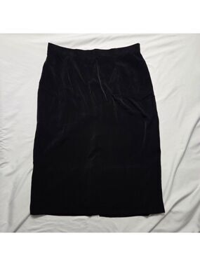 3/ $20 Black Midi Skirt Size Vintage 16 Made in Canada Vintage Workwear